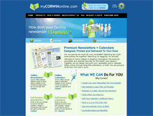 Tablet Screenshot of mycorwinonline.com